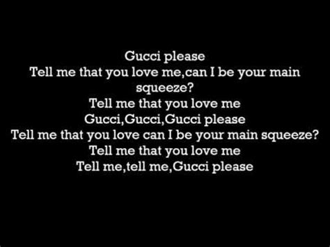 guccy or gucci|Gucci Gucci lyrics.